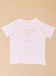 Mermaid Vibes Tee Detail 2 - TULLABEE