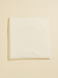 Neutral Ribbed Swaddle Detail 2 - TULLABEE