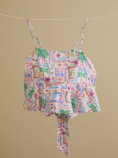 Larissa Tie Back Tank - TULLABEE