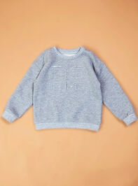89 Varsity Sweatshirt Detail 3 - TULLABEE