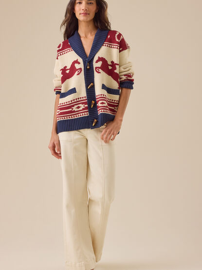 Bonnie Horse Cardigan - TULLABEE