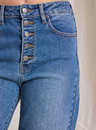 Brett Wide Leg Jeans Detail 4 - TULLABEE
