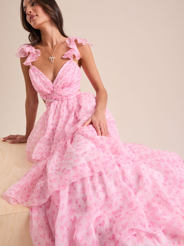Becca Tiered Maxi Dress Detail 5 - TULLABEE