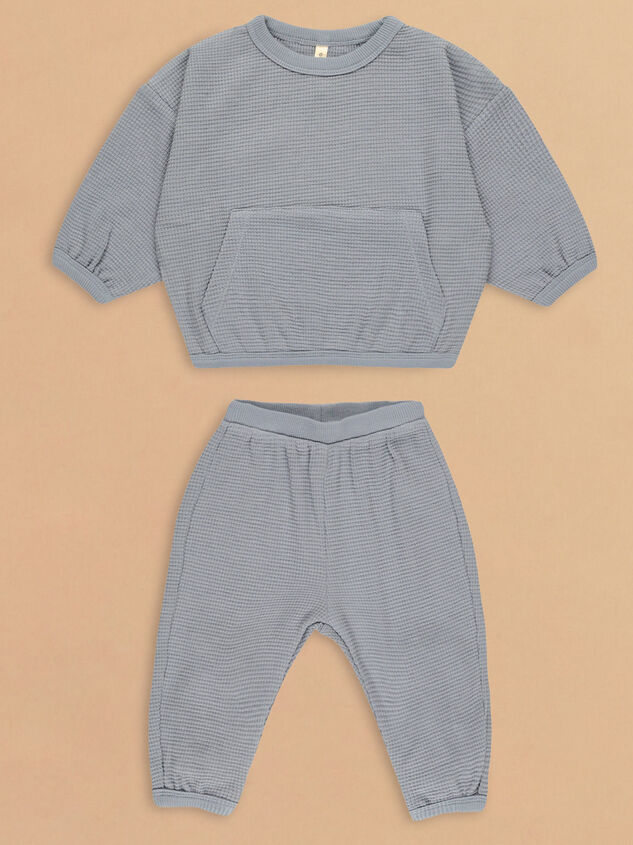 Lucas Waffle Slouch Set by Quincy Mae - TULLABEE