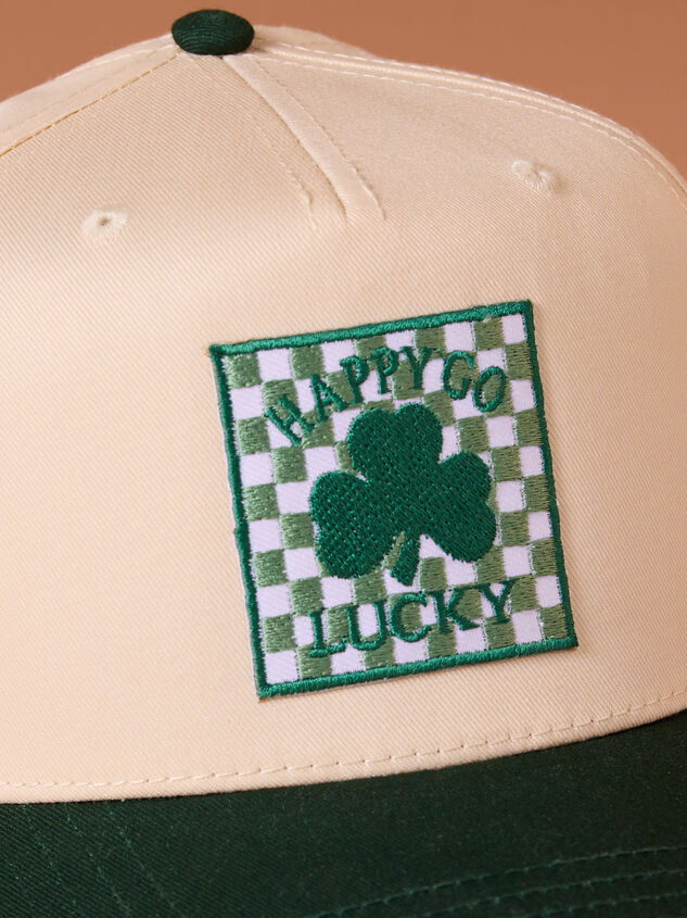 Happy Go Lucky Trucker Hat Detail 2 - TULLABEE