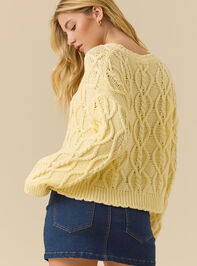 Deanna Cable Sweater Detail 3 - TULLABEE