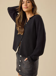 Harper Button Up Cardigan Detail 3 - TULLABEE
