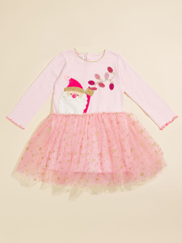 Sparkle Santa Dress by MudPie Detail 2 - TULLABEE