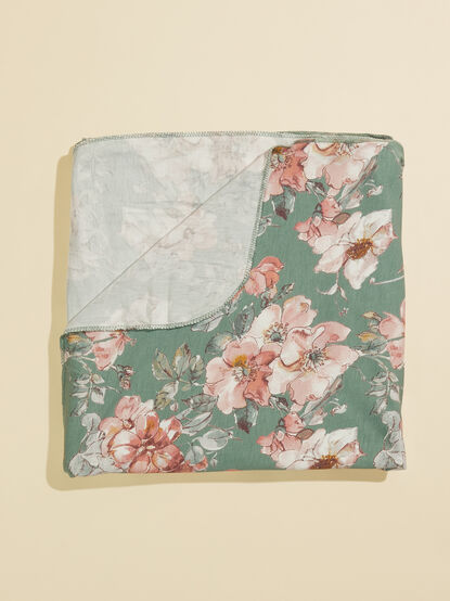 Woodrose Floral Swaddle - TULLABEE