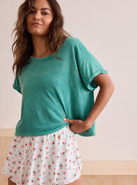 Relay Cropped Boxy Tee - TULLABEE