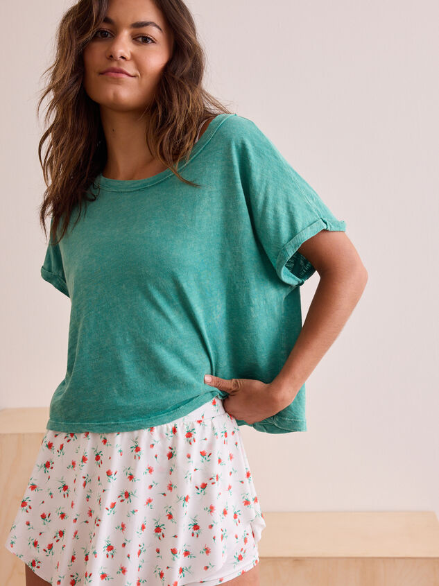 Relay Cropped Boxy Tee - TULLABEE