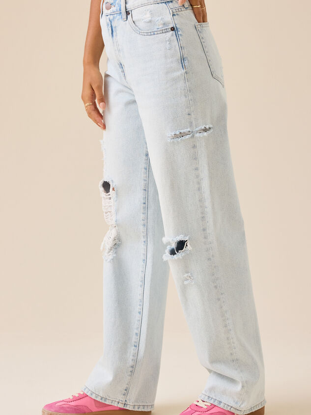 Kenzie Straight Leg Jeans Detail 3 - TULLABEE
