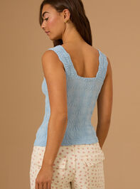 Blaire Seamless Floral Cami Detail 5 - TULLABEE