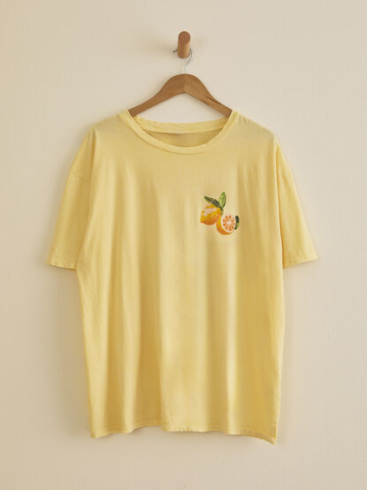 Positano Fruit Stand Oversized Tee - TULLABEE