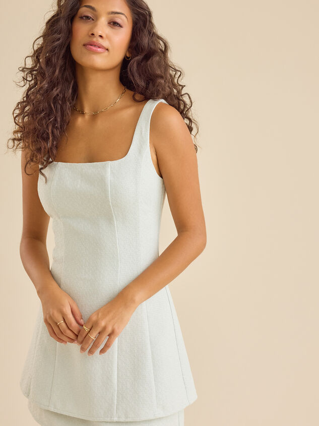 Lexi Tweed Mini Dress Detail 2 - TULLABEE