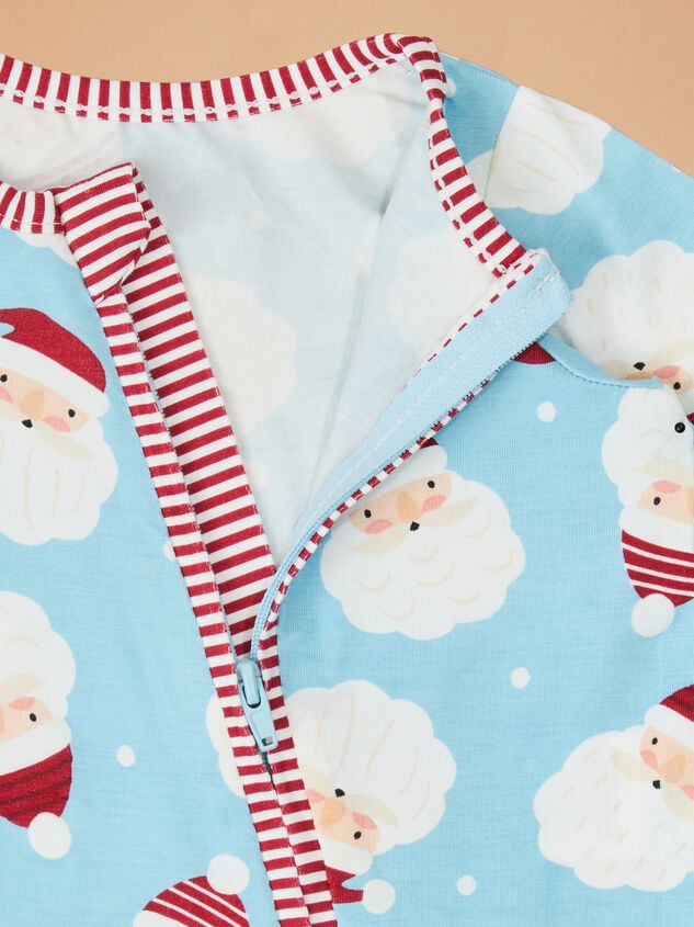 Santa Snuggles Footie by Mudpie Detail 3 - TULLABEE