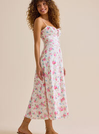 Avelina Floral Maxi Dress Detail 3 - TULLABEE