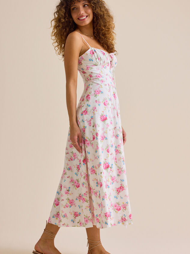 Avelina Floral Maxi Dress Detail 3 - TULLABEE