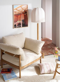 Stella Wood & Upholstered Chair Detail 8 - TULLABEE