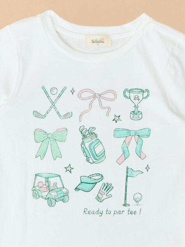 Ready To Par Tee Graphic Tee Detail 3 - TULLABEE