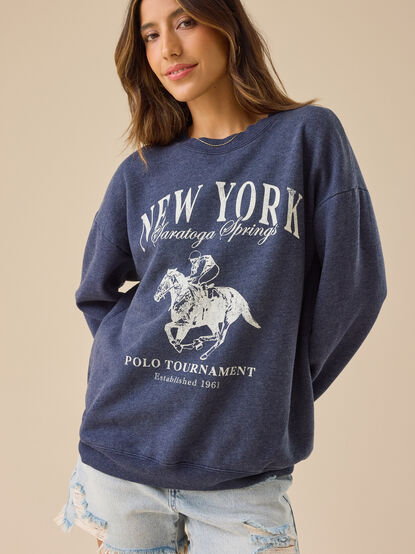 Polo Tournament Graphic Pullover - TULLABEE