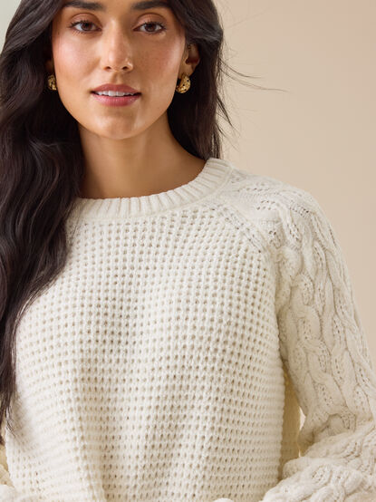 Britton Cable Sweater - TULLABEE