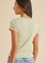 77 Patchwork Baby Tee Detail 4 - TULLABEE