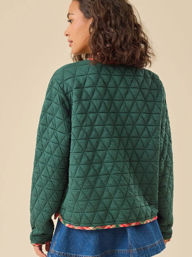 Merrie Quilted Jacket Detail 5 - TULLABEE