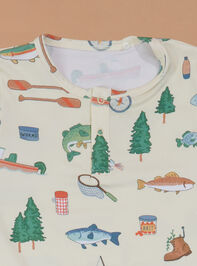 Lake Day Top and Pant Set Detail 2 - TULLABEE