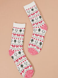 Christmas Tree Fairisle Cozy Sock - TULLABEE