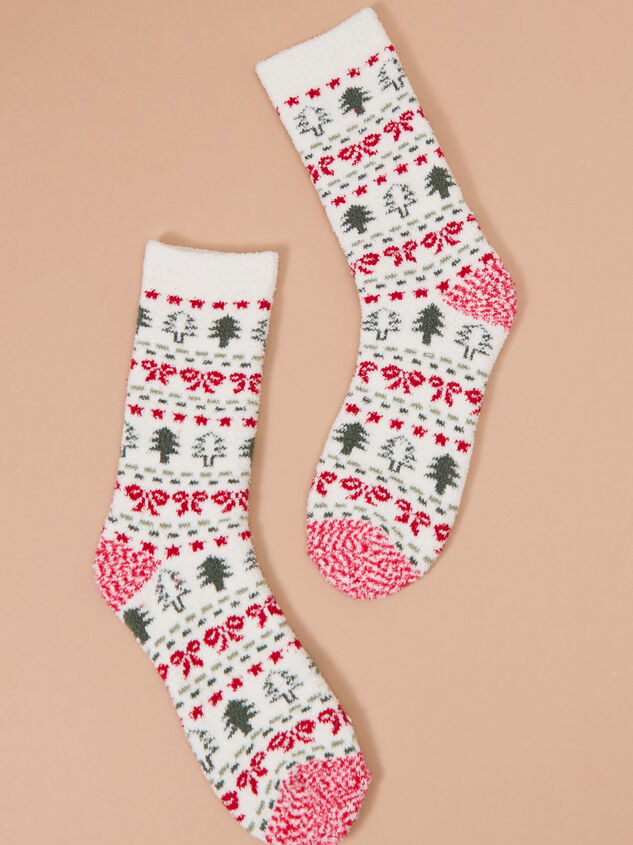 Christmas Tree Fairisle Cozy Sock - TULLABEE