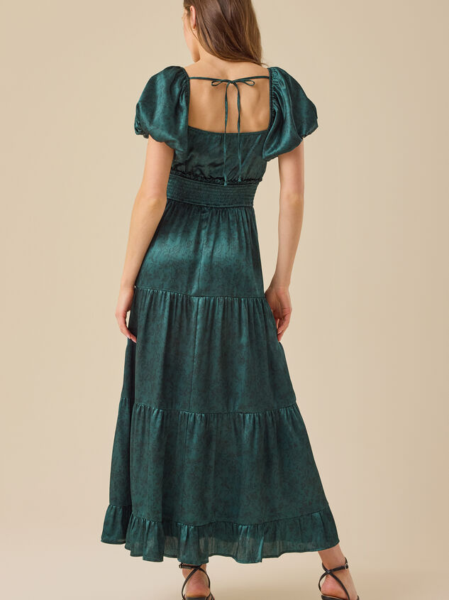 Maya Floral Maxi Dress Detail 3 - TULLABEE