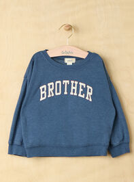 Brother Graphic Sweatshirt Detail 2 - TULLABEE