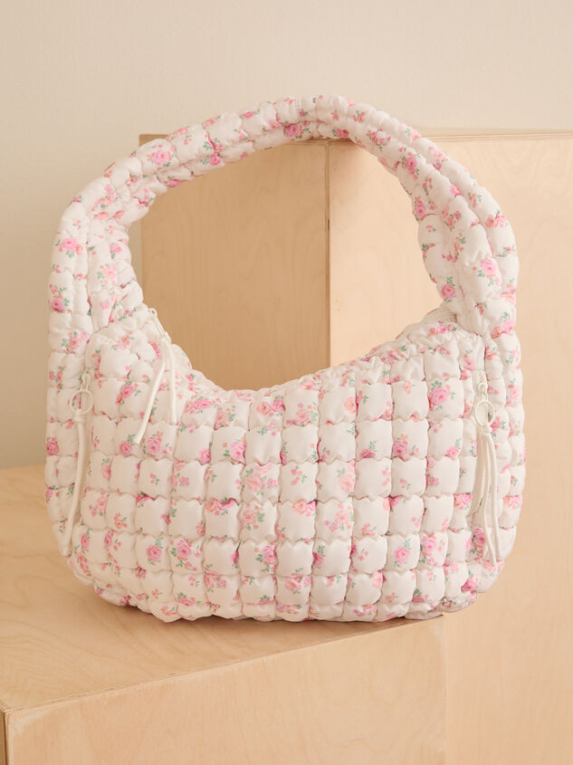 Proficient Floral Quilted Puffer Shoulder Bag Detail 2 - TULLABEE