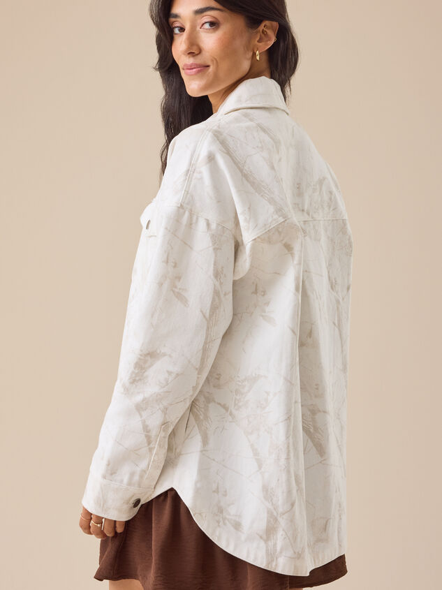 Suzie Camo Jacket Detail 5 - TULLABEE