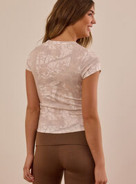 Terrain Camo Baby Tee Detail 5 - TULLABEE