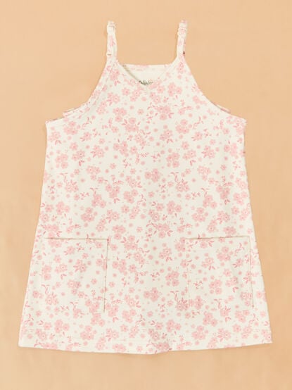 Kara Floral Toddler Athletic Dress - TULLABEE