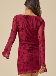 Briar Mesh Mini Dress Detail 4 - TULLABEE