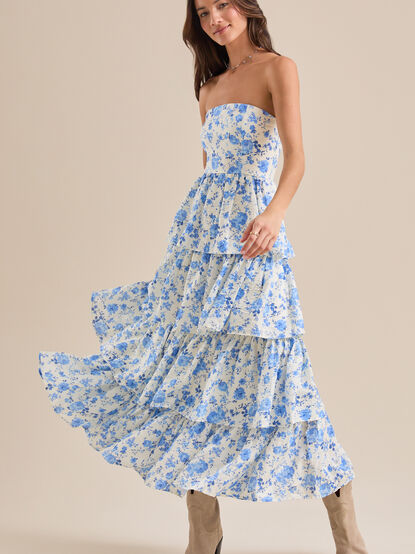 Halina Floral Maxi Dress - TULLABEE
