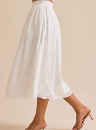 Delilah Eyelet Skirt Detail 4 - TULLABEE