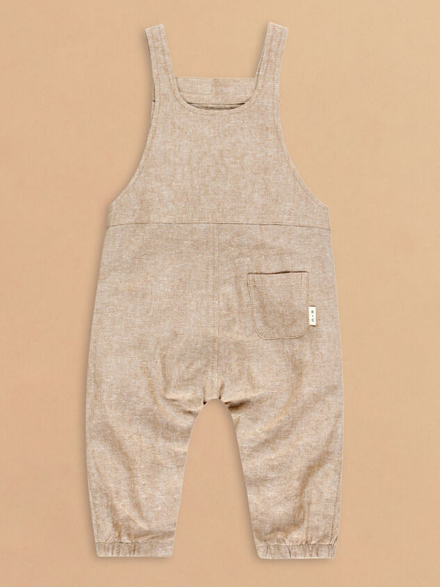 Oliver Cocoa Overalls by Rylee + Cru Detail 2 - TULLABEE