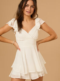Lainey Double Layered Romper Detail 3 - TULLABEE