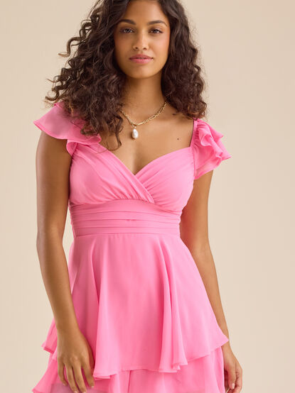 Lainey Double Layered Romper - TULLABEE