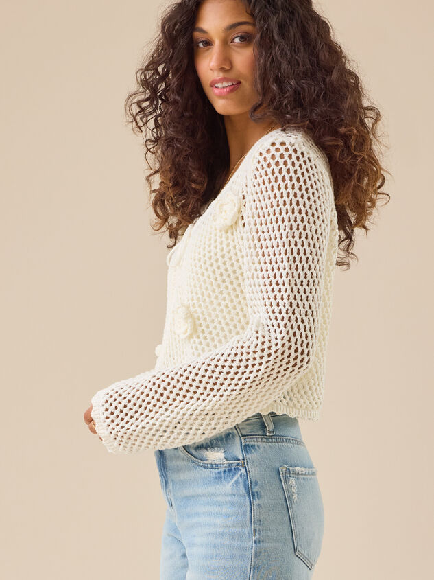 Hadlin 3D Floral Top Detail 4 - TULLABEE