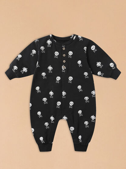 Crossbone Cutie Jumpsuit by Quincy Mae - TULLABEE