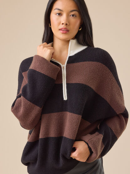 Piper Striped Pullover - TULLABEE