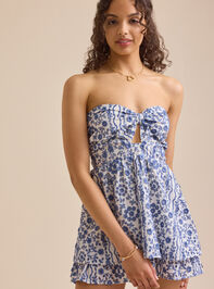 Nila Strapless Eyelet Romper - TULLABEE