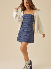 Nala Tweed Mini Dress Detail 2 - TULLABEE