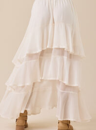 Kirsten Tiered Midi Skirt Detail 5 - TULLABEE