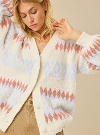 Adalyn Fairisle Cardigan Detail 3 - TULLABEE